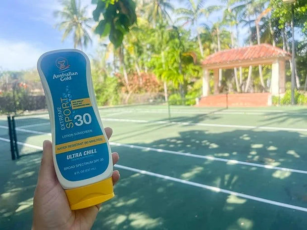 Australian Gold Extreme Sport Sunscreen Lotion SPF 30, 8 Ounce | Broad Spectrum | Sweat & Water Resistant | Non-Greasy | O...