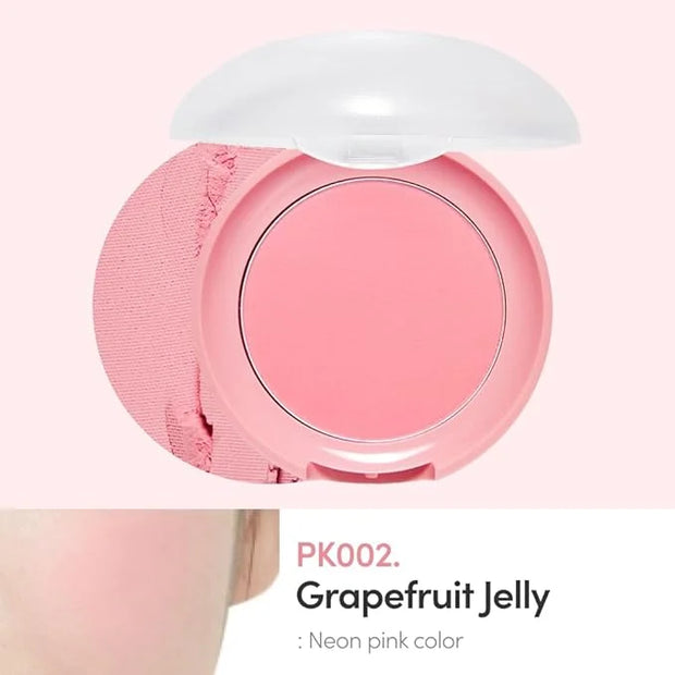 ETUDE Lovely Cookie Blusher - Grapefruit Jelly 4g | Glowing & Natural Powder Blush with Long-Lasting Sebum Control | Easy ...