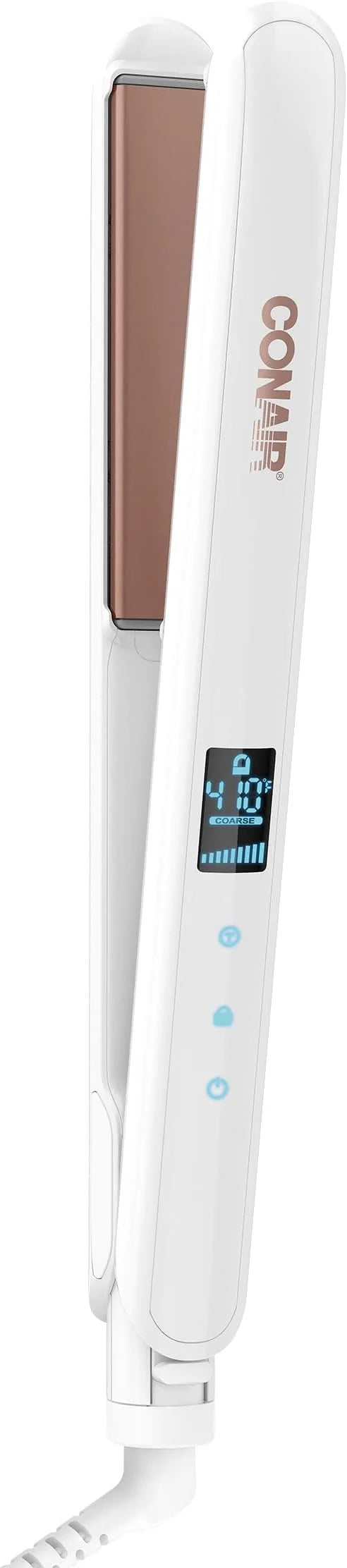 Conair Double Ceramic Flat Iron, 1-inch Digital Flat Iron - Product Image