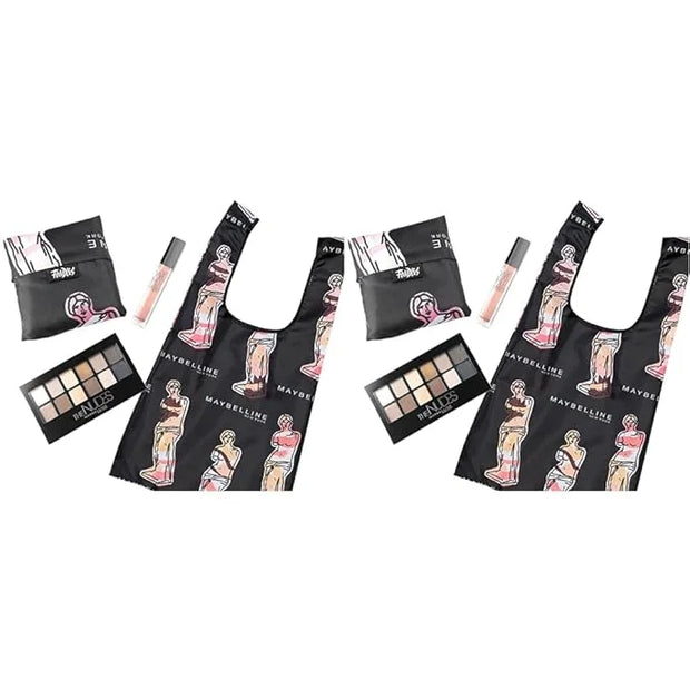 Maybelline New York Limited-Edition Fundles Send Nudes w/Eyeshadow Palette, Color Sensational Vivid Hot Lacquer Lip Gloss ...