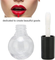 10Pcs 5ml Empty Lip Gloss Tubes Containers Cute Ball Type Plastic Refillable DIY Lip Gloss Bottle, Reusable Empty Bottle T...