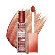 NYX PROFESSIONAL MAKEUP Ultimate Glow Shots, Liquid Eyeshadow, Long-Lasting Shimmer Eye Shadow with Vitamin C - Clementine...