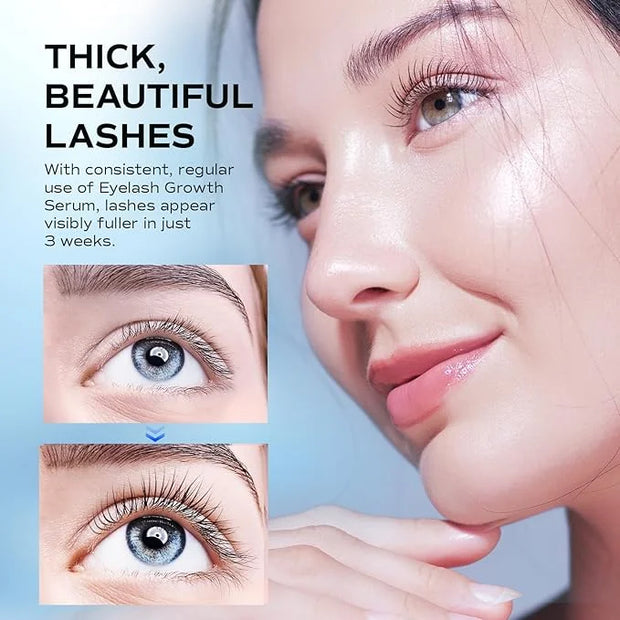 Premium Eyelash Growth Serum, LashRay Advanced Rapid Lash Serum for Eyelash Growth with Natural Formula - Boost Thicker, L...