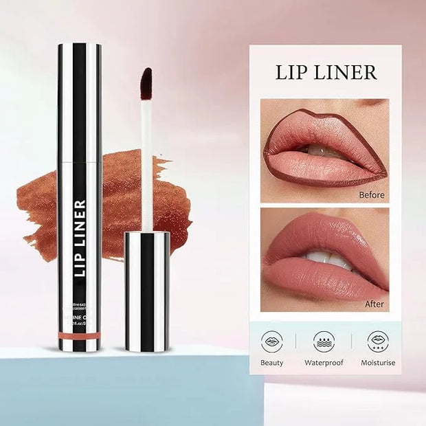 Peel Off Lip Liner Stain Velvet Tint – Long-Lasting, Moisturizing, Non-Sticky Matte Lip Lacquer, Highly Pigmented, Smudge-...
