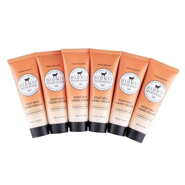 Dionis - Goat Milk Skincare Scented Hand Cream (1 oz) Set of 6, Moisturizing Lotion for Dry Skin, Good for Sensitive Skin,...