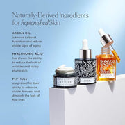 Naked & Thriving Restorative Night Routine | Renew Night Serum (30 mL) + Revive Eye Cream (15 mL) + Rejuvenate Face Oil (3...