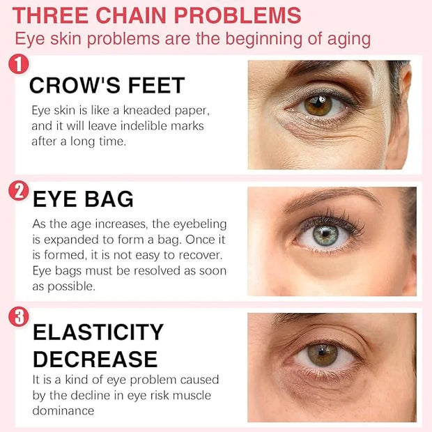 Eye Brightener Stick, Eye Cream for Wrinkles, Vitamin A, C, E and Peptides Minimizes Smoothens Wrinkles in 3-4 weeks (Reti...