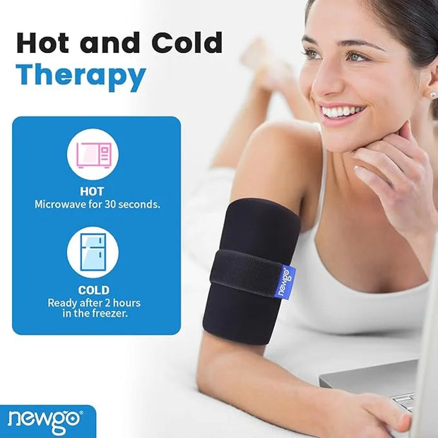 NEWGO Bundle of Gel Cold Eye Mask + Multipurpose Gel Cold Pack - Product Image