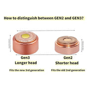 for Flawless Replacement Heads Gen 3 - Finishing Touch Flawless Facial Hair Remover Replacement Blades for Women, Shaver &...