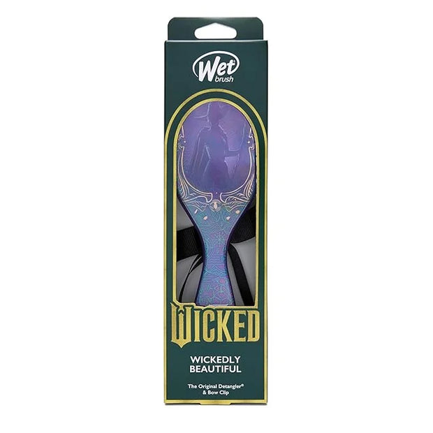 Wet Brush Original Detangler Hair Brush Elphaba (Wicked) Kit - Ultra-Soft IntelliFlex Bristles - Detangling Brush Glides T...