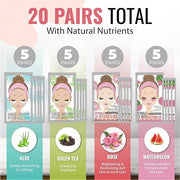 Eye Mask for Puffiness - Under Eye Patches for Dark Circles - Korean Under Eye Mask Patches for Puffy Eyes - Eye Gel Pads ...