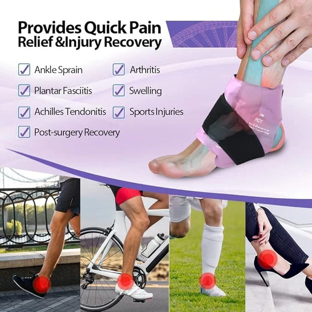 NEWGO Bundle of Cold Eye Mask and Ankle Ice Wrap - Product Image