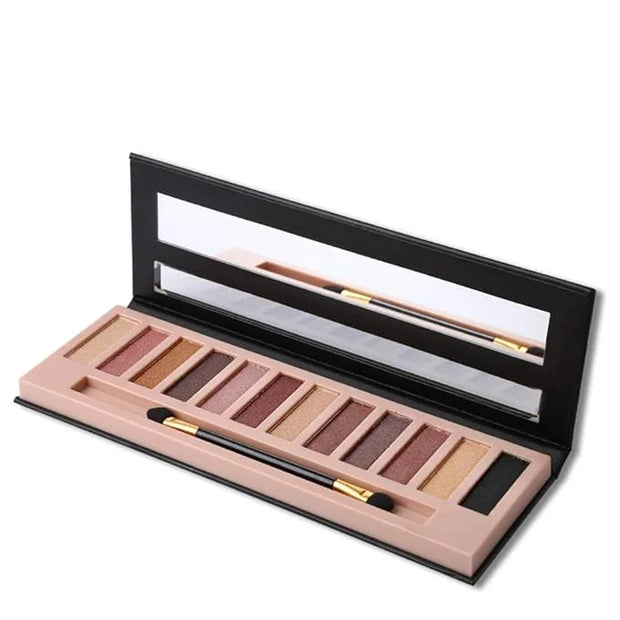 BestLand 2 Pack 12 Colors Makeup Nude Colors Eyeshadow Palette Natural Nude Matte Shimmer Glitter Pigment Eye Shadow Palle...