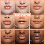 Lip Oil, Hydrating Lip Gloss Tinted Lip Balm Transparent Lip Care, Big Brush Head Glitter Shine, Long Lasting Nourishing N...