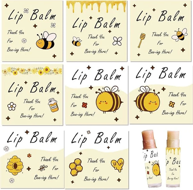 CRASPIRE 80Pcs 8 Styles Labels Lipsticks