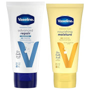 Vaseline Intensive Care Lotion Bundle – Advanced Repair Unscented Lotion & Nourishing Moisture Hand & Body Lotion for Extr...