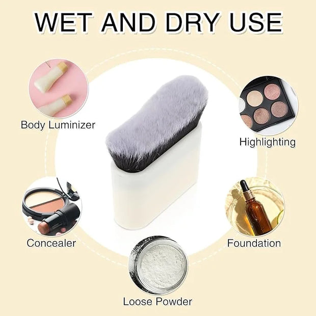 Tanning Brush For Self Tan Kabuki Foundation Brush Self Tanning Blending Brush For Makeup Self Tanner Back Applicator Body...