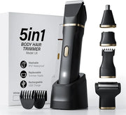 Electric Razors for Women, 5-in-1 Wet/Dry Bikini Trimmer with USB Charge Dock, Deluxe Facial Hair Removal, Wet/Dry Body Sh...