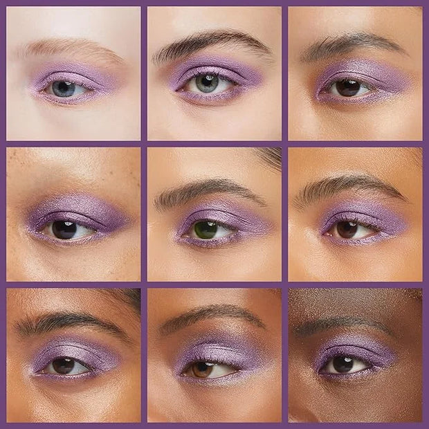 Mardi Gras Shimmering Purple Pink Violet Pressed Powder Single Vegan Eyeshadow; Talc, Paraben & Cruelty Free - Product Image