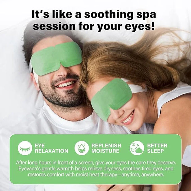 16 Packs Steam Eye Mask, Self Heating Warm Compress for Dry Eyes, Disposable Heated Eye Mask for Sleep, Spa, Travel Essent...