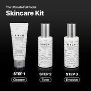 Nature Republic Birch Intensive for Men Skin Care Kit, Face Wash & Moisturizer for Hydrated Skin, Facial Toner (4.05 Fl.Oz...