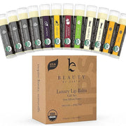 Natural lip balm chapstick pack