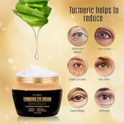 Turmeric + Vitamin C Eye Cream & Peptide Eye Gel – Hydrating & Soothing Formula for Under Eye Care, Puffiness & Fine Lines...