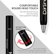 Kaely 2Pcs Bright Blue Eyeshadow Stick for Older Women, Metallic Shimmer Glitter Cream Eye Shadow Pencil Crayon, Light Blu...