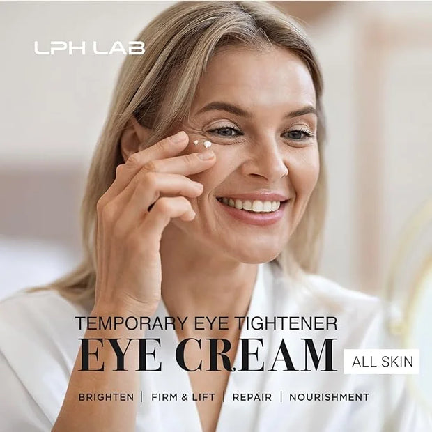 Instant Firm Eye Tightening Cream: Temporary Eye Bag Removal Tightener for Under-eye Puffiness Reducer Treatment, No White...