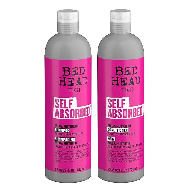 TIGI Bed Head Shampoo and Conditioner For Dry Hair Self Absorbed Nourishing Hair Care to Visibly Repair Hair and Strengthe...