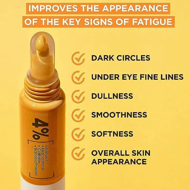 Garnier Eye Cream, With 4% Vitamin C, Brightening Eye Treatment For Dark Circles, Prevents Under Eye Bags And Puffiness, V...