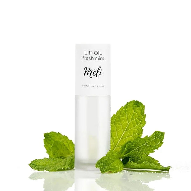 MÈLI Organic Lip Oil with Hyaluronic Acid | Clear Non-Sticky, Natural Lip Gloss, Moisturizing, Revitalizing and Rejuvenati...