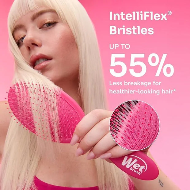 Wet Brush Original Detangler Hair Brush, Stitch & Angel (Disney Love), Ultra-Soft IntelliFlex Bristles, Detangling Bristle...
