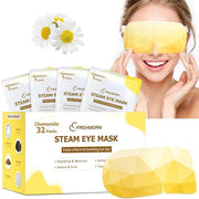 32 Packs Steam Eye Mask, Heated Eye Mask for Sleeping, Warm Compress for Eyes, Self Heating Disposal Eye Mask Comfortable ...