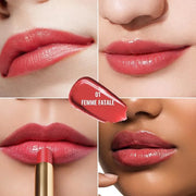 Oulac Apple Red Lipstick - Moisturizing Lip Stick Glossy Solid Shine Lip Gloss, Sheer Shine Juicy Finish, Lightweight and ...