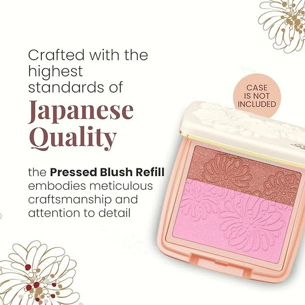 Paul & Joe Pressed Blush Palette Refill Only, Case Sold Separately, Oil-Absorbing Blush Powder, Bi-Color Face Blushes with...