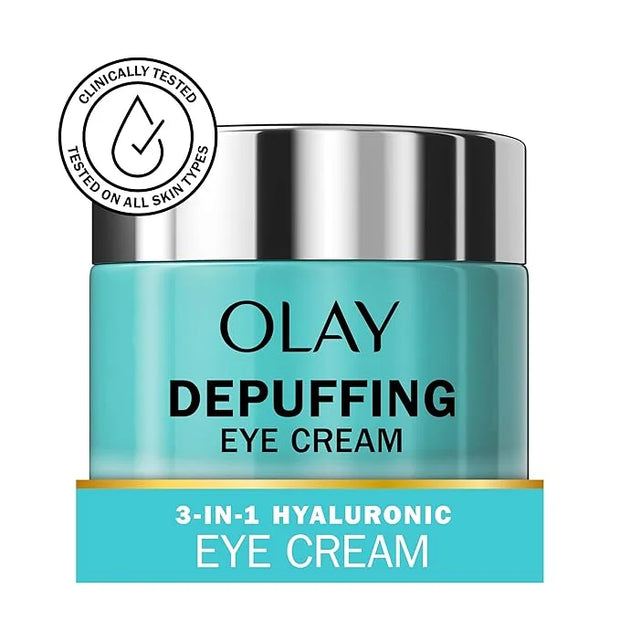 Olay Hyaluronic + Peptide 24 Gel Eye Cream, Fragrance-Free, 0.5oz (15 mL) - Product Image