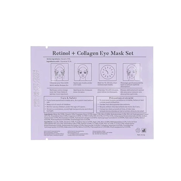 Retinol & Collagen Under Eye Patches (30 Pairs) Under Eye Patches for Dark Circles and Puffy Eyes, Under Eye Mask, Puffy E...