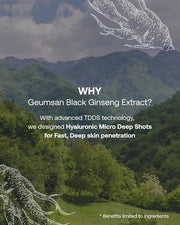 Geumsan Black Ginseng Peptide Under Eye Patches for Dark Circles & Wrinkles (2 Patches) | Hydrocolloid Eye Mask for Firmin...