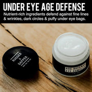RUGGED & DAPPER Premium Men's Eye Cream | Age Defense for Dark Circles, Wrinkles & Puffy Eyes | Unscented | Hyaluronic Aci...