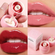 LANGMANNI Pudding Glow Lip Balm | Velvet-Smooth Lip Gloss for Nourished, Glowing Lips | Hydrating, Non-Sticky Glossy Tinte...