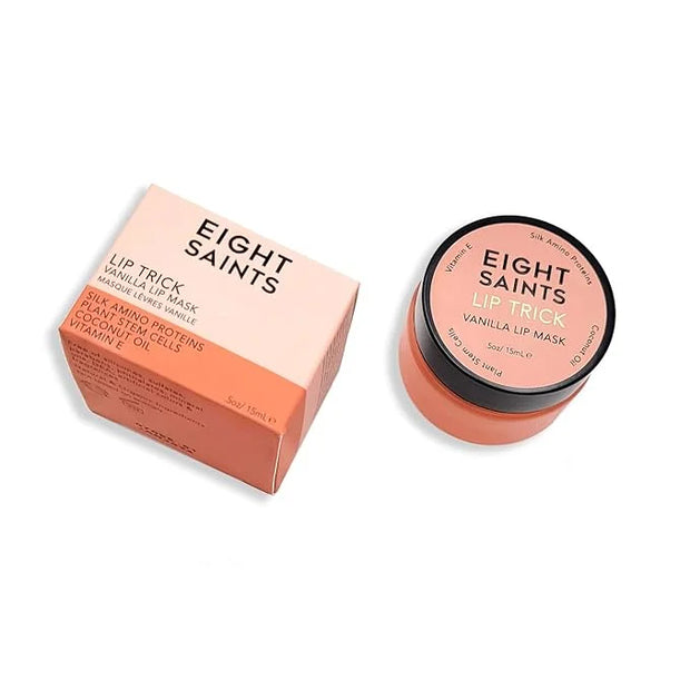 Eight Saints Lip Trick Vanilla Lip Mask, Natural and Organic Lip Gloss Treatment for Full, Soft Lips, Plumping, Hydrating,...