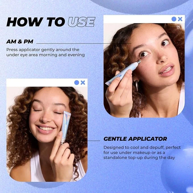 Vitamasques Brighten & De-puff Illuminating Eye Cream, Dark Circle Under Eyes Treatment, Under Eye Corrector, Get Rid of B...