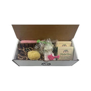 ModaMoo's Day Spa Gift Box Set. Cucumber Melon and Asian Tea Blossom Soaps, Jade Roller, Sea Sponge, and More - Product Image