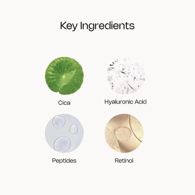 Meebak Cica Cream | Daily Repair Moisturizer with Niacinamide, Ceramide, & Retinol | Deep Hydration & Soothing | Locks in ...
