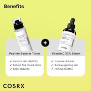 COSRX Vitamin C 23% Peptide Booster Set - Amazon Exclusive - Korean Skin Care, Gift Sets, Vitamin C Serum, Face Serum - Pr...