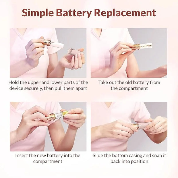 Facial Hair Removal for Women | Electric Razor Device Small Mustache Dermaplaning Remover Tools Tweezers Epilator Trimmer ...