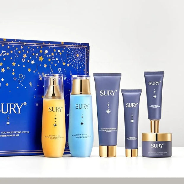 6-pcs Anti-Aging Skin Care Set Gentle Skin | Complete Skincare Process Beauty Skin Care Kit Gift Sets & Kits with Cleanser...