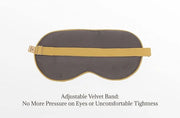 Premium Handcrafted 25 Momme Mulberry Silk Eye Mask for Sleeping (Golden Honey) - Product Image