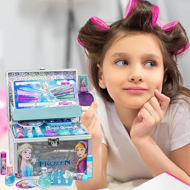 Disney Frozen Train Case Girls Beauty Set, Kids